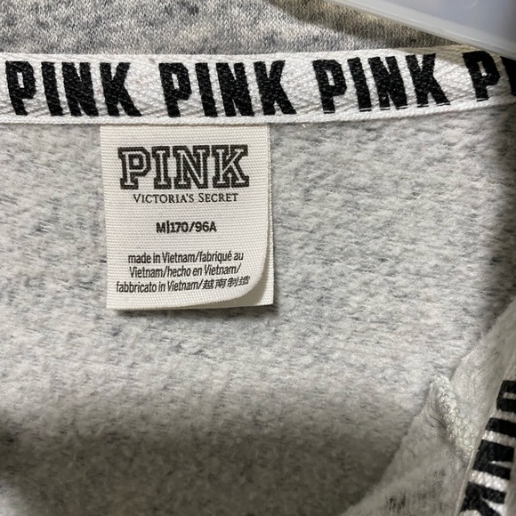 Pink Victoria’s Secret fleece jacket size M - Picture 6 of 16